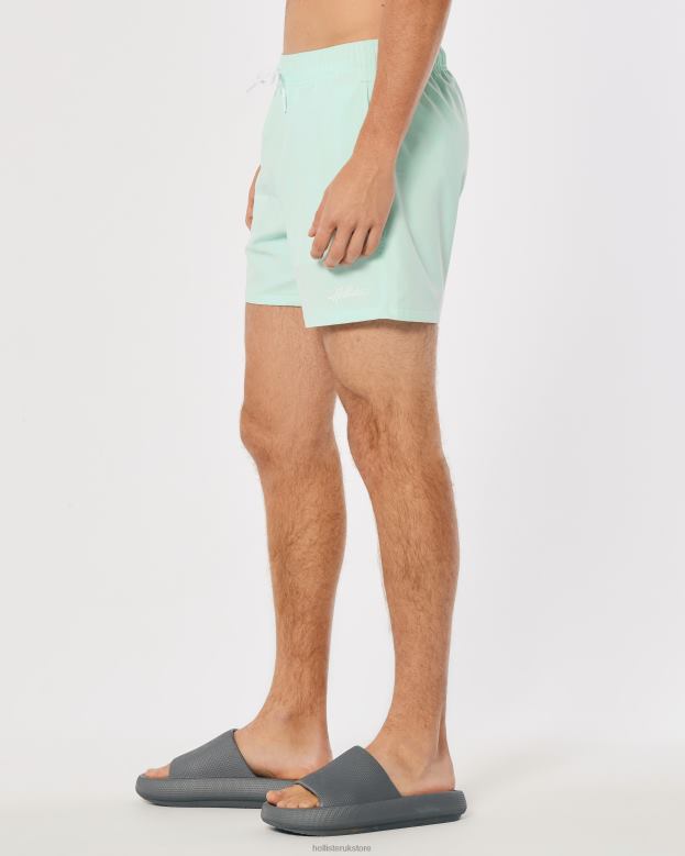 Bottoms Hollister Men Guard Swim Trunks 5\\ 488201112 Mint